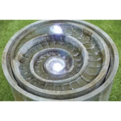 Stylish Fountains Fossil Water Feature Incl LEDS -Outdoor Garden 12836974 1244833171486912