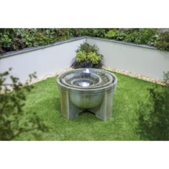 Stylish Fountains Fossil Water Feature Incl LEDS -Outdoor Garden 12836974 2784833171414258