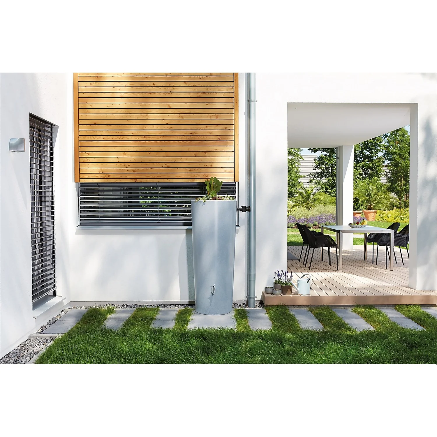 Garantia Stone 2In1 Water Tank - 350L - Silver 4 Garantia Stone 2In1 Water Tank - 350L - Silver - Image 2