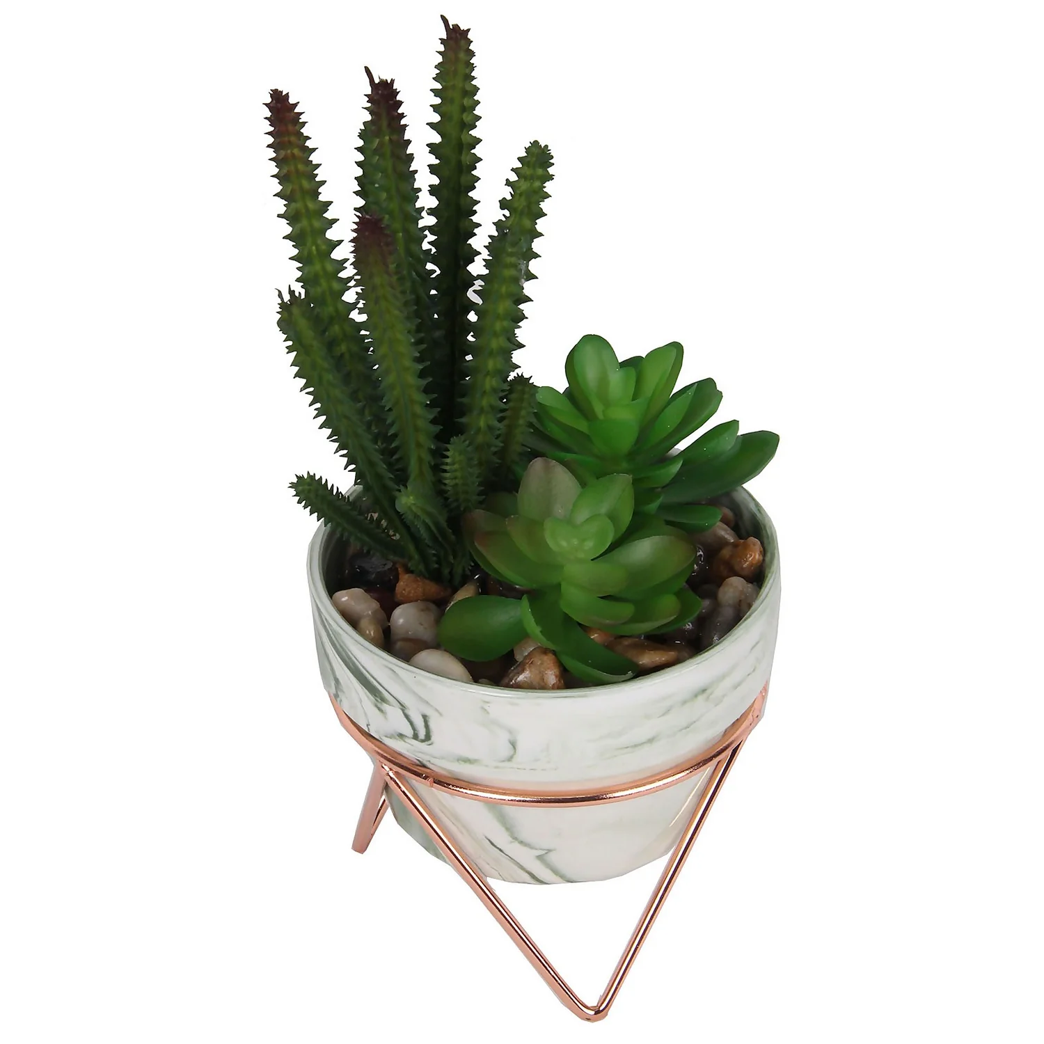 Artificial Succulent In Rose Gold Stand 5 Artificial Succulent In Rose Gold Stand - Image 4