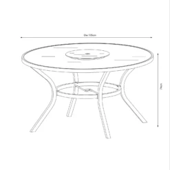 Misali 6 Seater Garden Dining Set 14 Misali 6 Seater Garden Dining Set -Outdoor Garden 12881492 5834948030746531