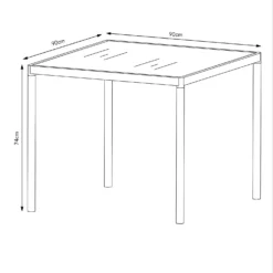 Bambrick 4 Seater Garden Dining Set -Outdoor Garden 12881495 3724948030783797