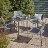 Bambrick 4 Seater Garden Dining Set -Outdoor Garden 12881495 4895047537738785