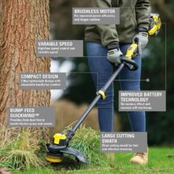 STANLEY FATMAX V20 18V Cordless 33Cm String Trimmer With Brushless Motor (Sfmcstb933M-Gb) -Outdoor Garden 12882302 2035052745693845