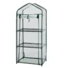 Saxon 3 Tier PVC Mini Greenhouse - 59 X 39 X 126 Cm -Outdoor Garden 12884675 9964843399907691
