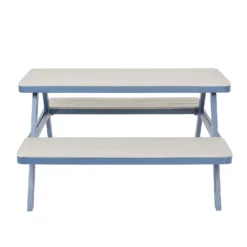 Picnic Bench - Navy & Grey -Outdoor Garden 12885211 2094853415314217