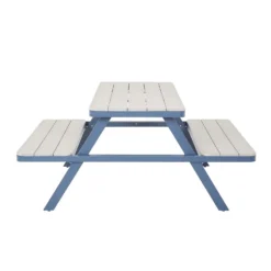Picnic Bench - Navy & Grey -Outdoor Garden 12885211 5124853415361470