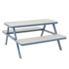 Picnic Bench - Navy & Grey -Outdoor Garden 12885211 5564853415212895