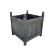 Homebase Large Wooden Planter Grey -Outdoor Garden 12885228 8335013038216112