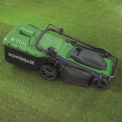 Powerbase 1600W Electric Lawn Mower - 37cm -Outdoor Garden 12885496 4124843578838377