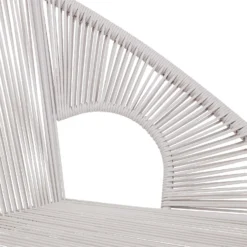 Homebase Acapulco 2 Seater Garden Bench - Grey -Outdoor Garden 12885516 3614843608039213