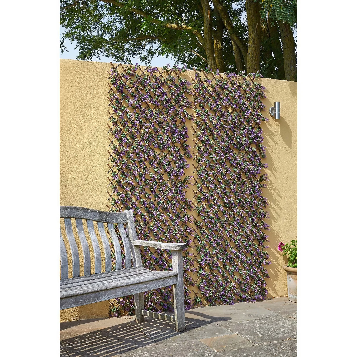 None Faux Lilac Bloom Trellis 1.8m X 0.9m 4 None Faux Lilac Bloom Trellis 1.8m X 0.9m - Image 2