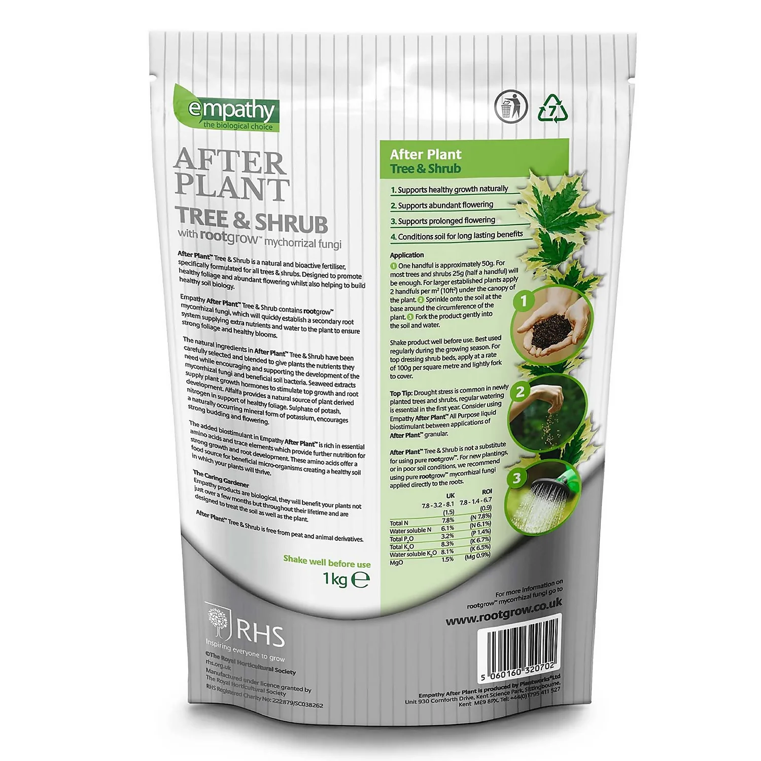 Empathy RHS After Plant Tree & Shrub 1kg 4 Empathy RHS After Plant Tree & Shrub 1kg - Image 2