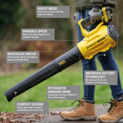 STANLEY FATMAX V20 18V Cordless Brushless Blower (Sfmcbl7M1-Gb) 14 STANLEY FATMAX V20 18V Cordless Brushless Blower (Sfmcbl7M1-Gb) -Outdoor Garden 12885849 7835052745693389