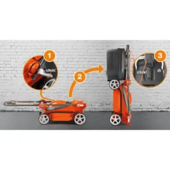 Flymo 1400W EasiStore 340R Electric Lawn Mower - 34cm -Outdoor Garden 12885911 5034846175207487