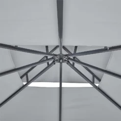 Gazebo With Ornate Panels -Outdoor Garden 12887039 1154843668702843