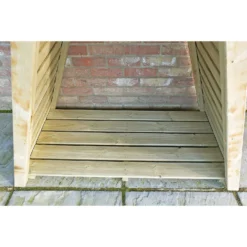 Shire Large Triangular Log Store -Outdoor Garden 12887195 1884851584647800