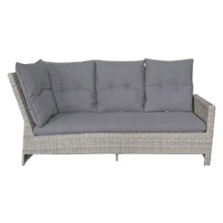 Mortimer Grey Rattan Garden Corner Sofa Set -Outdoor Garden 12887790 1225047776496014