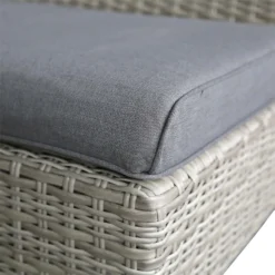 Mortimer Grey Rattan Garden Corner Sofa Set -Outdoor Garden 12887790 4475047776612000