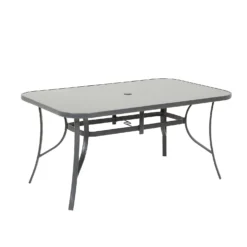 Rowly 6 Seater Garden Dining Set With Parasol 9 Rowly 6 Seater Garden Dining Set With Parasol -Outdoor Garden 12887808 5744843690412079