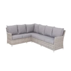 Florence Grey Rattan Effect Garden Corner Sofa Set 17 Florence Grey Rattan Effect Garden Corner Sofa Set -Outdoor Garden 12887809 5834843689783909