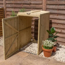 Mercia Single Bin Store -Outdoor Garden 12888119 2534849860009609
