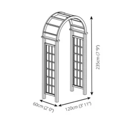 Mercia Curved Arch -Outdoor Garden 12888302 3434849860646659
