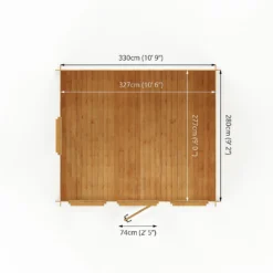 Mercia 3.5 X 3m 19mm Log Cabin -Outdoor Garden 12888468 4355023718602482