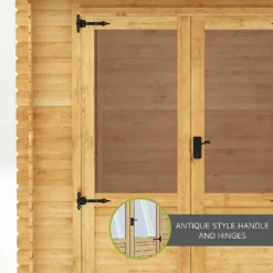 Mercia 3.5 X 3m 19mm Log Cabin -Outdoor Garden 12888468 4975023718424609