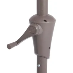 None 2.7m Crank & Tilt Parasol Natural - Dia. 38mm -Outdoor Garden 12888565 5874843674545775