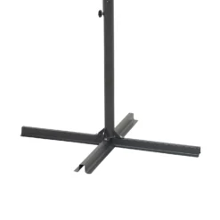 3m Overhanging Parasol - Dark Grey -Outdoor Garden 12888567 9854966185508317