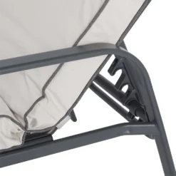 Rowly Sunlounger & Side Table -Outdoor Garden 12889179 2034843949233791