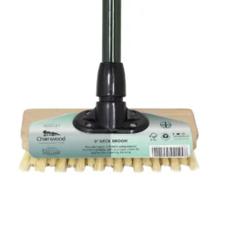 Charles Bentley Charnwood Deck Scrub With Scraper - 228mm -Outdoor Garden 12890888 1424915831109397