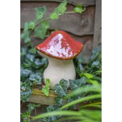 Ceramic Mushroom Garden Ornament - Medium 17 Ceramic Mushroom Garden Ornament - Medium -Outdoor Garden 12890925 2484843660810764