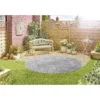Stylish Stone Chantry Twist Circle 2.4m Graphite 1 Stylish Stone Chantry Twist Circle 2.4m Graphite -Outdoor Garden 12891148 1904843738089246