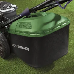 Powerbase 140cc 500e Petrol Lawn Mower - 46cm -Outdoor Garden 12940529 7104857428574204