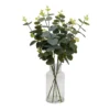 Eucalyptus In Glass Vase -Outdoor Garden 12940887 1444893782651301