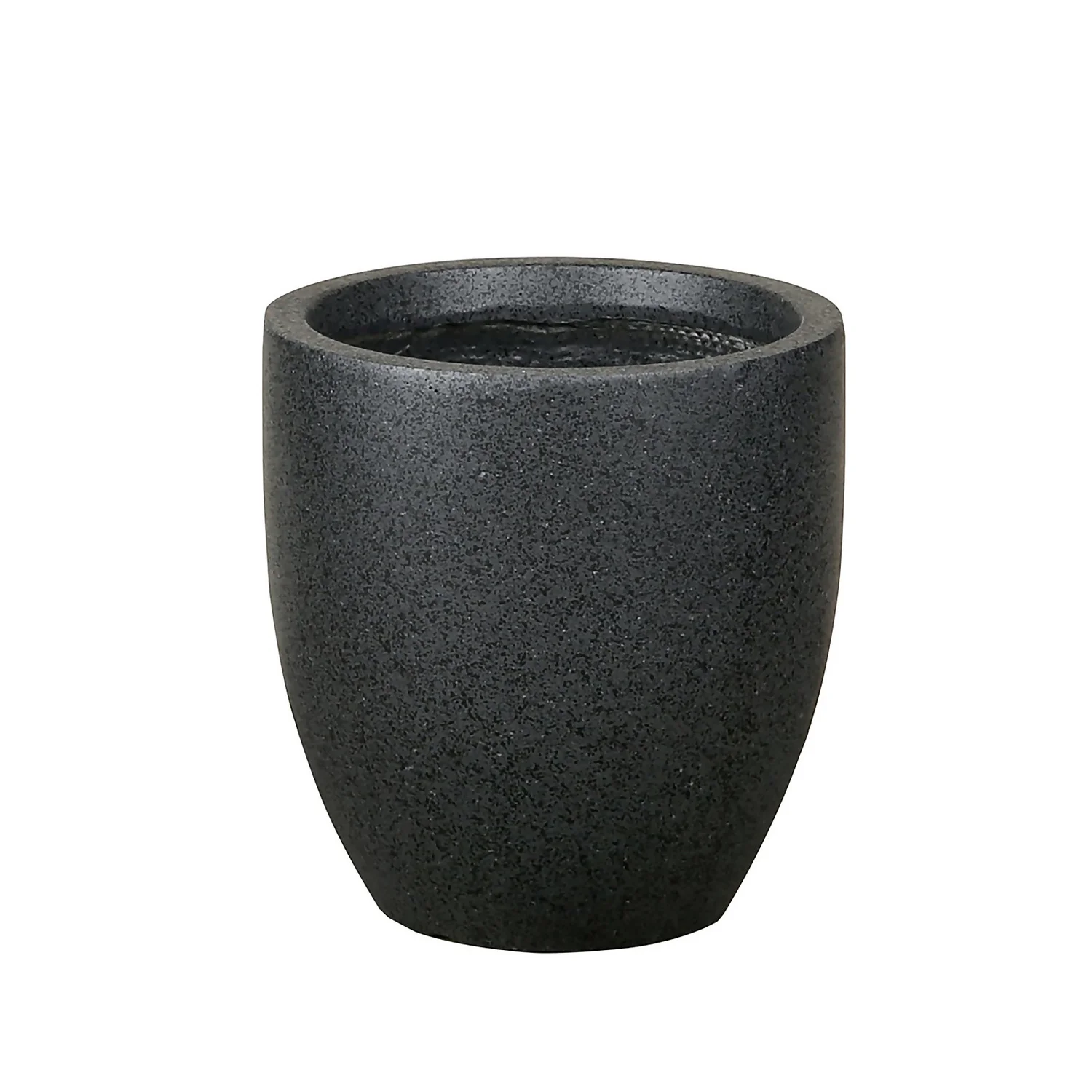 Sierra Black Egg Garden Pot - 25cm 2 Sierra Black Egg Garden Pot - 25cm