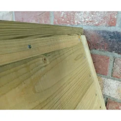 Shire Large Triangular Log Store Tongue And Groove -Outdoor Garden 13082827 1604862456419008