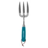House Beautiful Stainless Steel Hand Fork With A Teal Painted Hardwood Handle -Outdoor Garden 13188707 1034928022166434