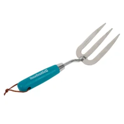 House Beautiful Stainless Steel Hand Fork With A Teal Painted Hardwood Handle -Outdoor Garden 13188707 3154928022220770
