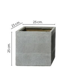 Liam Square Planter - Small 11 Liam Square Planter - Small -Outdoor Garden 13222490 1374934510693538