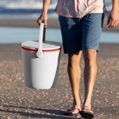 Keter GoBar Outdoor Ice Cooler Table Garden Furniture - Red / White -Outdoor Garden 13412934 1244910901713073