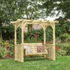 Anchor Fast FSC Milldale Swing Seat With Arbour -Outdoor Garden 13452039 2314931991387792