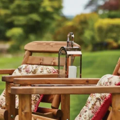 Anchor Fast FSC Weydale Rustic Alcove Garden Seat -Outdoor Garden 13452072 1374929385081965