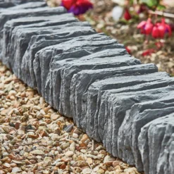 Stylish Stone Daleside Coping/Edging - Slate (Full Pack) -Outdoor Garden 13452074 1854930093347573