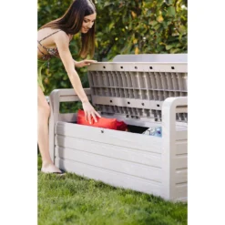 Toomax Forever Spring Bench - Warm Grey -Outdoor Garden 13462731 1984951391545320