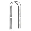 Panacea KD Round Top Garden Arch - Black 1 Panacea KD Round Top Garden Arch - Black -Outdoor Garden 13480852 1354931199679869