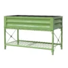 Panacea Steel Raised Garden Planter With Stand - Green -Outdoor Garden 13480856 4414932710738187