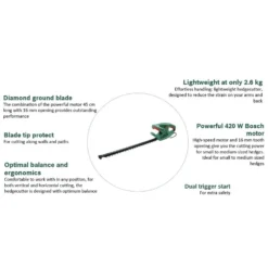 Bosch EasyHedgeCut 45-16 Hedge Trimmer -Outdoor Garden 13496927 1314931199926439